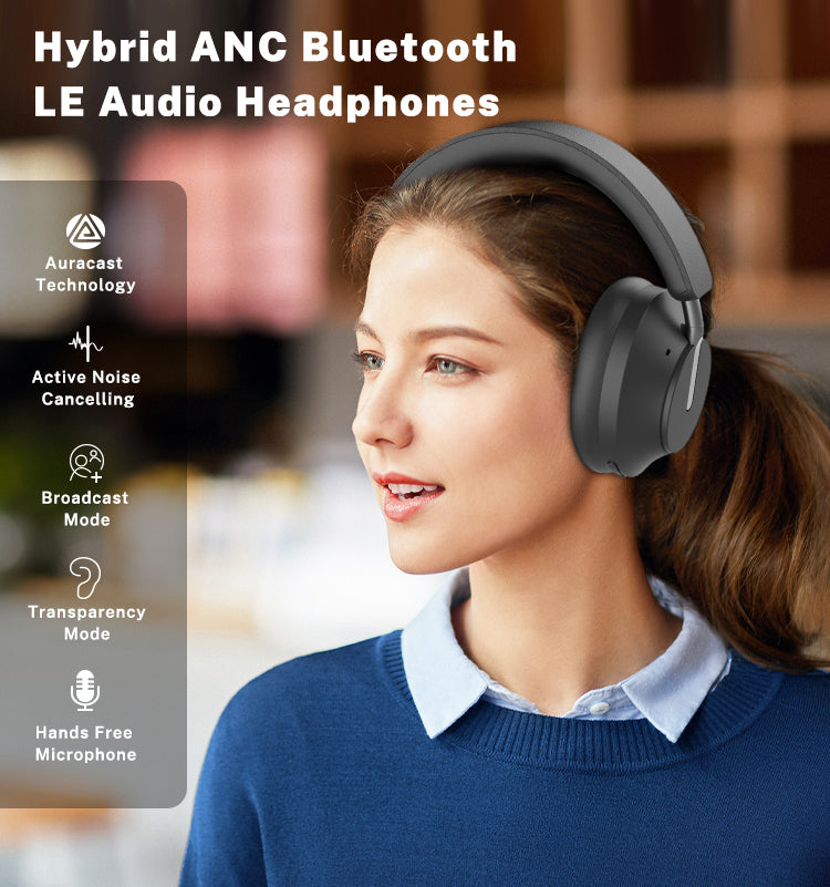 Hybride ANC LE Audio Koptelefoon BNC300