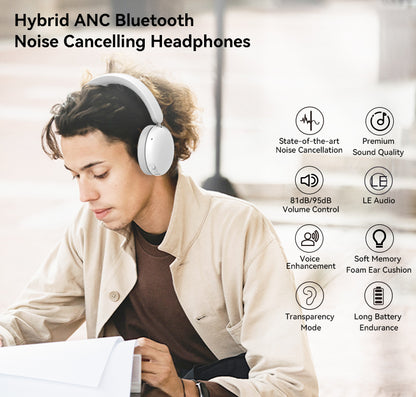 Dual-Mode Bluetooth ANC Koptelefoon met Zenderdock MV2 Bundle+