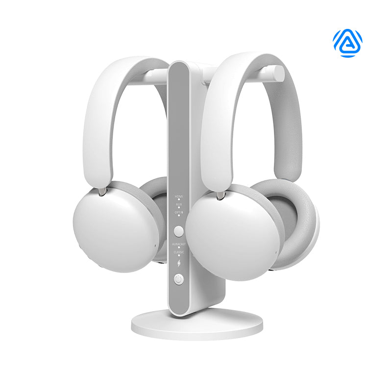 Dual-Mode Bluetooth ANC Koptelefoon met Zenderdock MV2 Bundle+