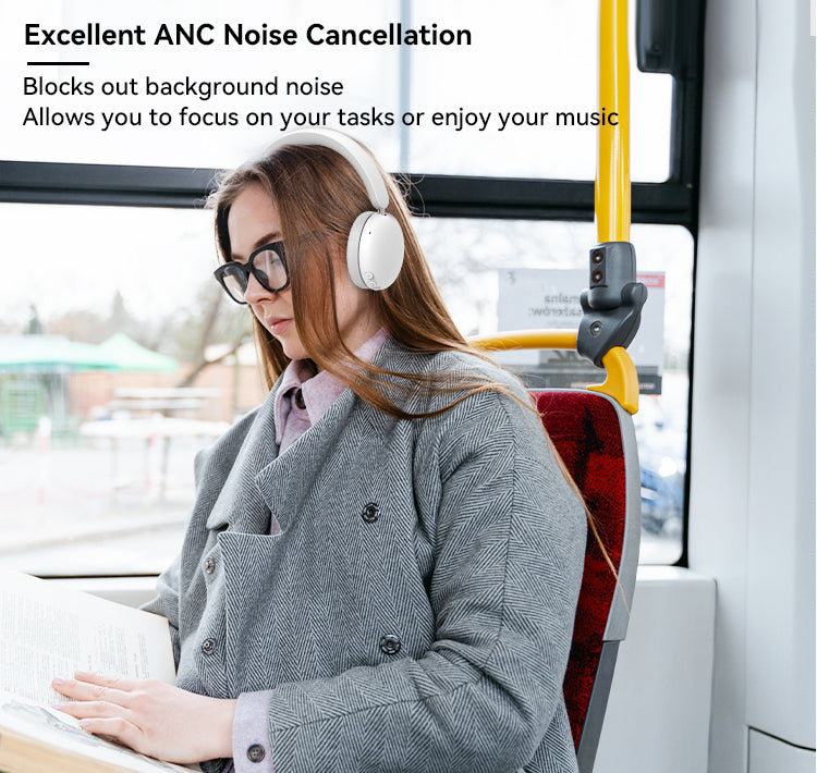 Dual-Mode Bluetooth ANC Koptelefoon met Zenderdock MV2 Bundle