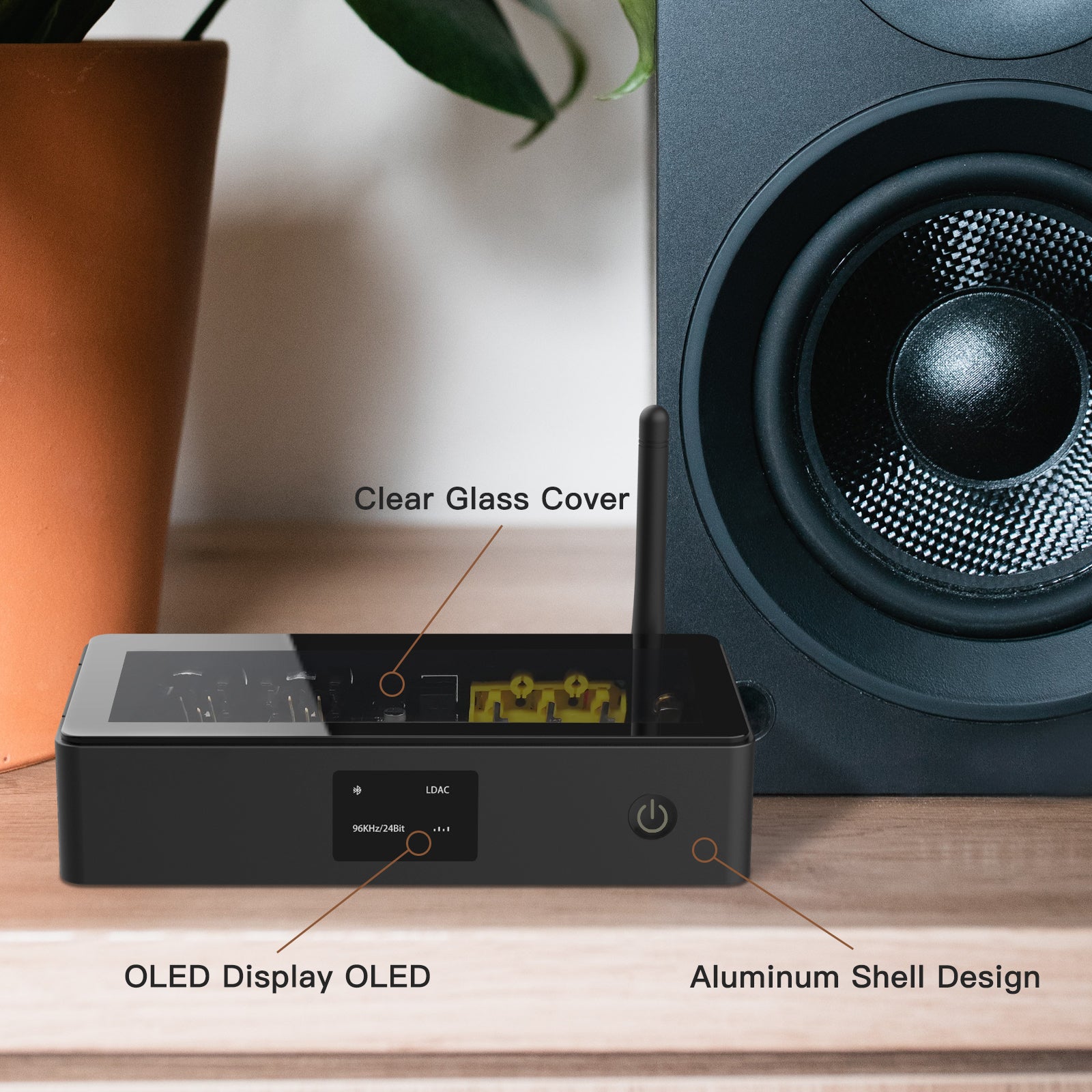 Hi-Res LDAC Bluetooth Ontvanger BRX03 Pro