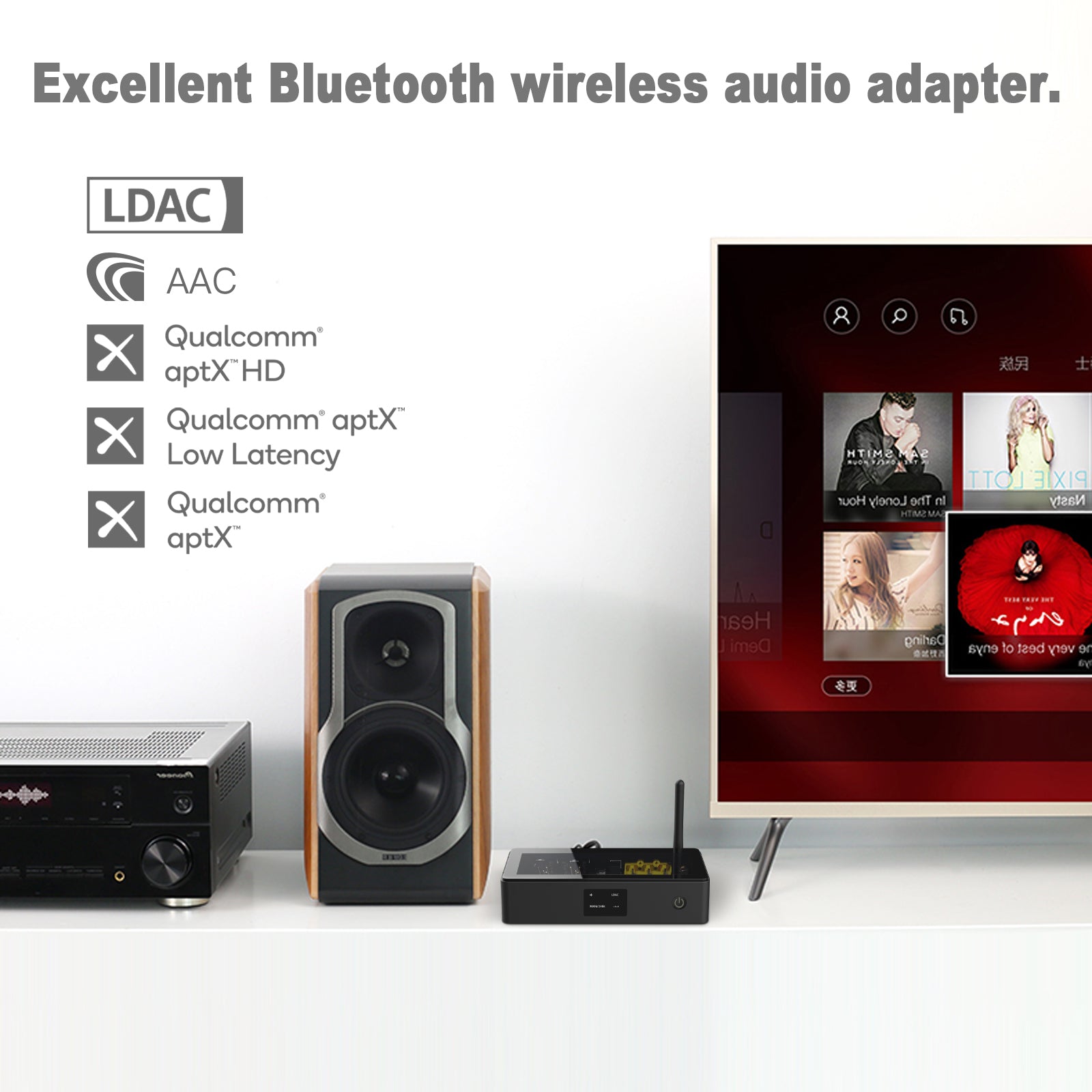 Hi-Res LDAC Bluetooth Ontvanger BRX03 Pro